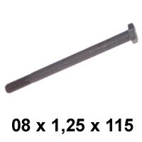 PARAFUSO 08 X 1,25 X 115DIN931